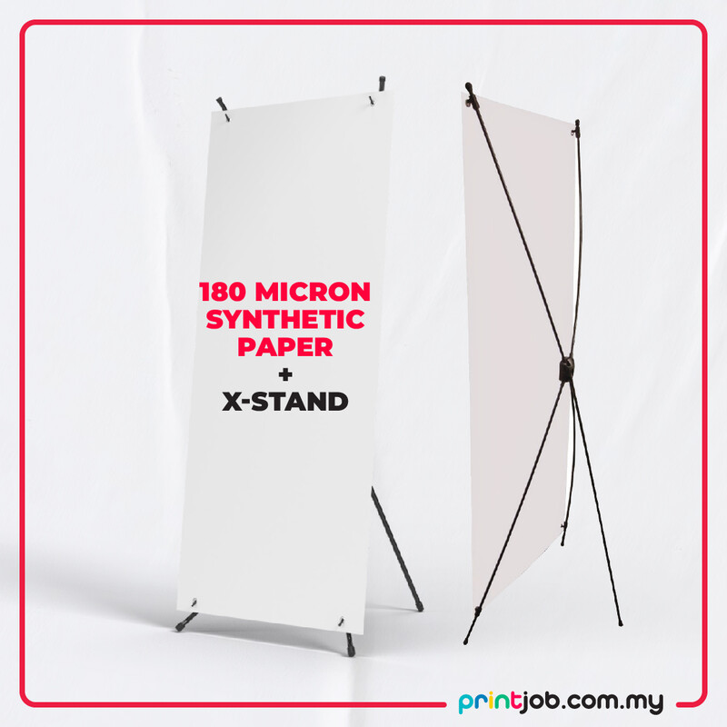 Synthetic Photo Paper 180 micron +   X-Stand